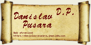 Danislav Pušara vizit kartica